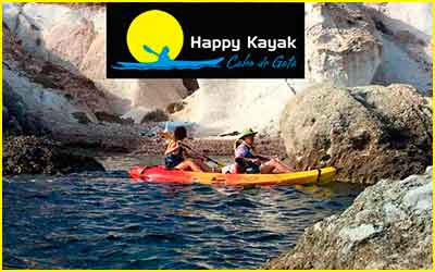 Happy Kayak. Kayak en Cabo de Gata