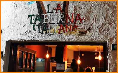 La Taberna Italiana de Carboneras. Restaurante Cabo de Gata